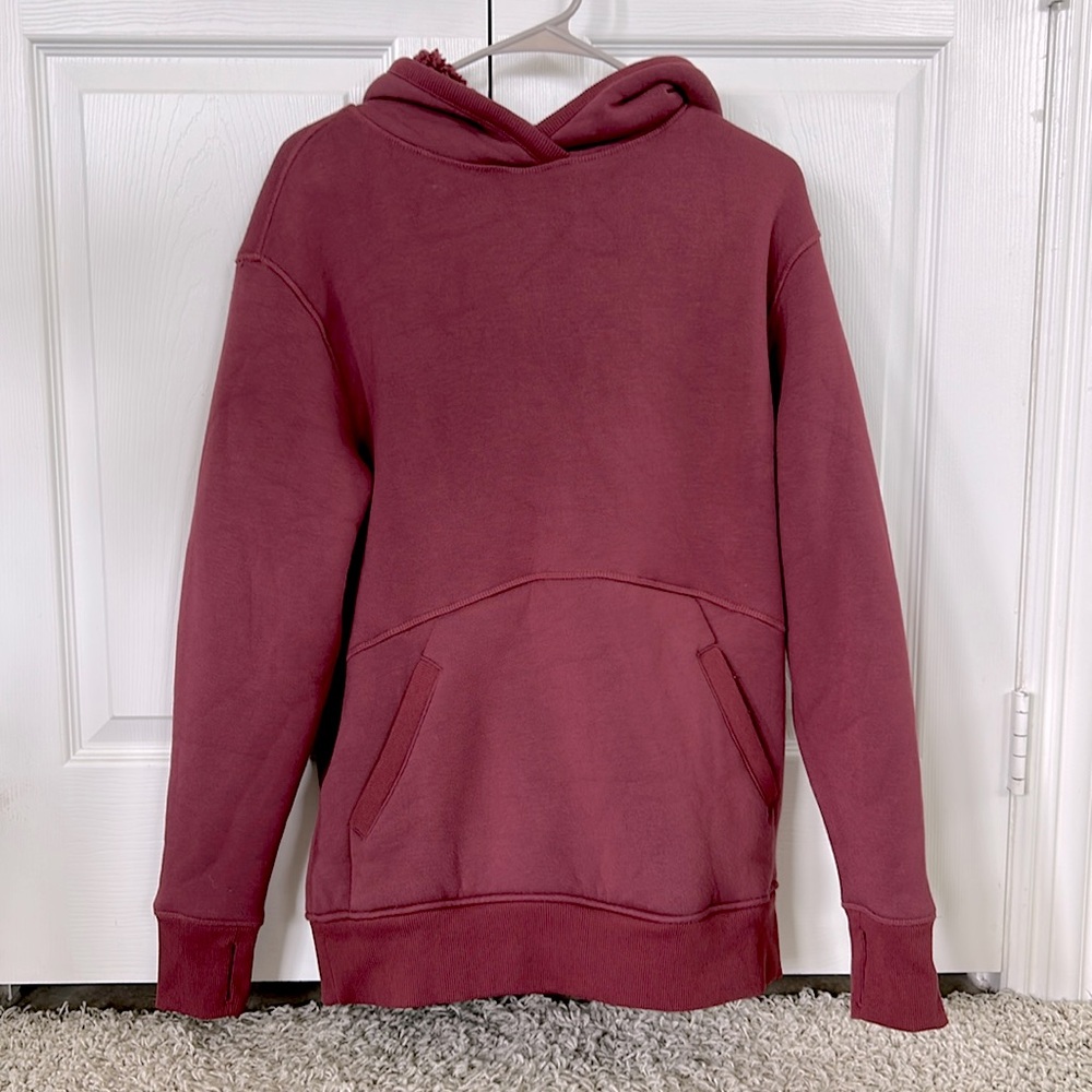 Athleta Women’s XS Light Plum Colored Fleece Hoodie